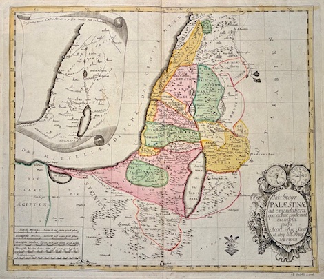 Euler Leonhard Tab. Geogr. Palestinae ad emendatiora quae adhuc prodierunt exempla 1753 Berlino